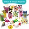 Toddler Arts and Crafts for Kids Ages 3-10 Years, All-Inclusive Animal Craft Kits, Fun Toddler Craft Box for Girls, Boys in Preschool